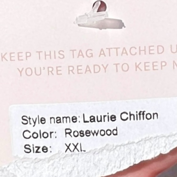 🌻Birdy Grey Laurie Chiffon Dress in Rosewood - Picture 12 of 12